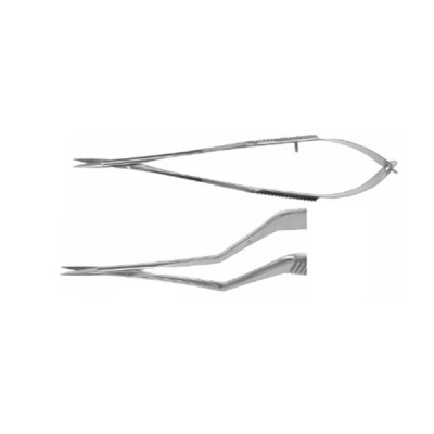 Offset Micro Surgical Scissor 6 inch Straight