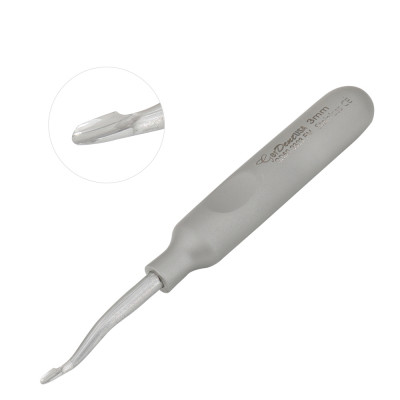 Winged Elevator Inside Bend Tip 3mm 4 1/2 inch Mini Handle