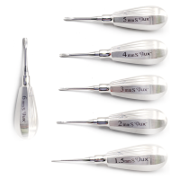 Luxating Elevator Set of 6 Having Subby Handle With Serrated Tip