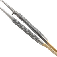 Skin Hook Forceps Angled Delicate